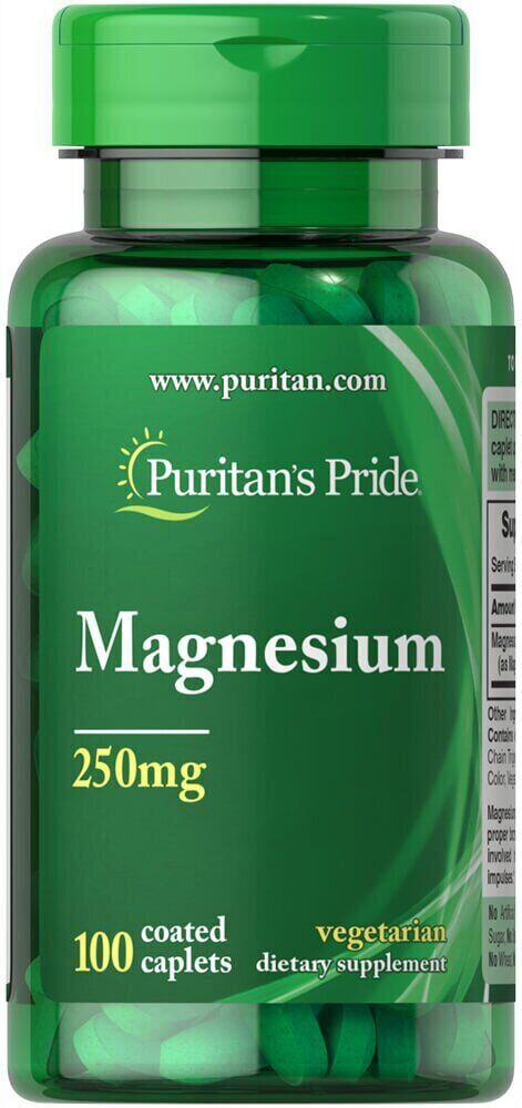 Магний Puritan's Pride Magnesium 250 mg 100 таб