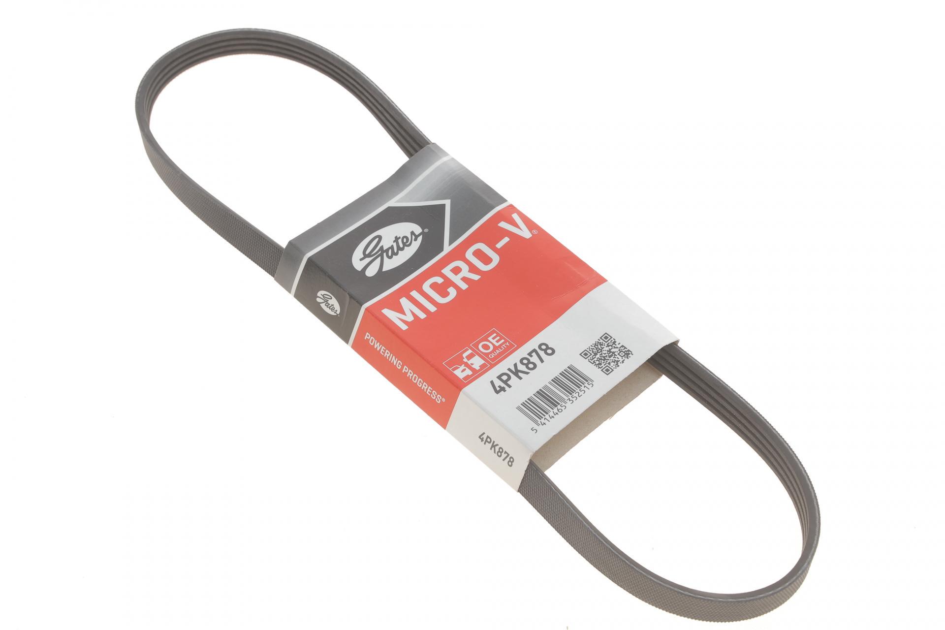 Ремень генератора GATES Mazda 323 1.3-1.8 -93/Hyundai Elantra 2.0 00-06/Toyota Camry 3.0 96-06 (4PK878)