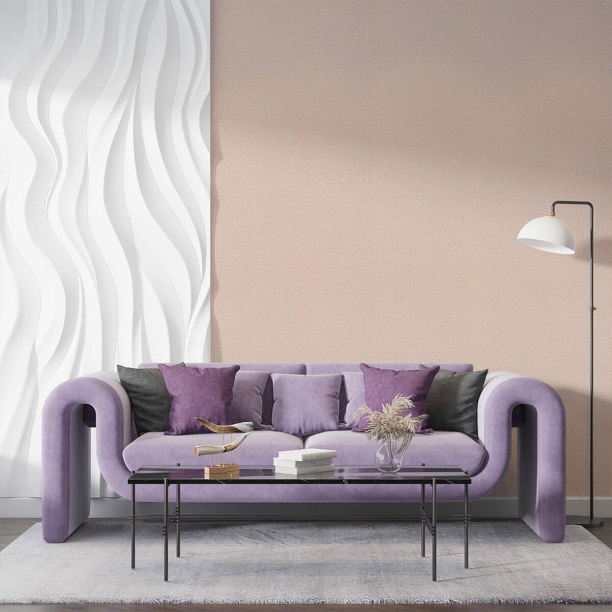 Шпалери самоклейні меланж D 2800x500x2,5 мм Бежевий (SW-00002018) - фото 7 Шпалери самоклейні меланж D 2800x500x2,5 мм Бежевий (SW-00002018) - фото 7