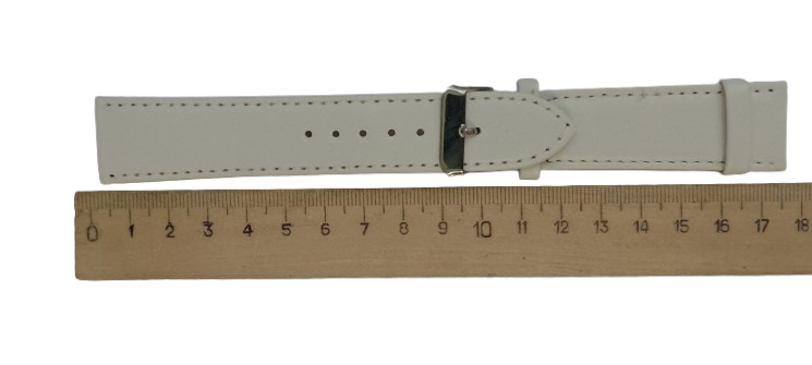 Ремешок для часов Strap кожаный гладкий 22 мм Коричневый (3444) - фото 3