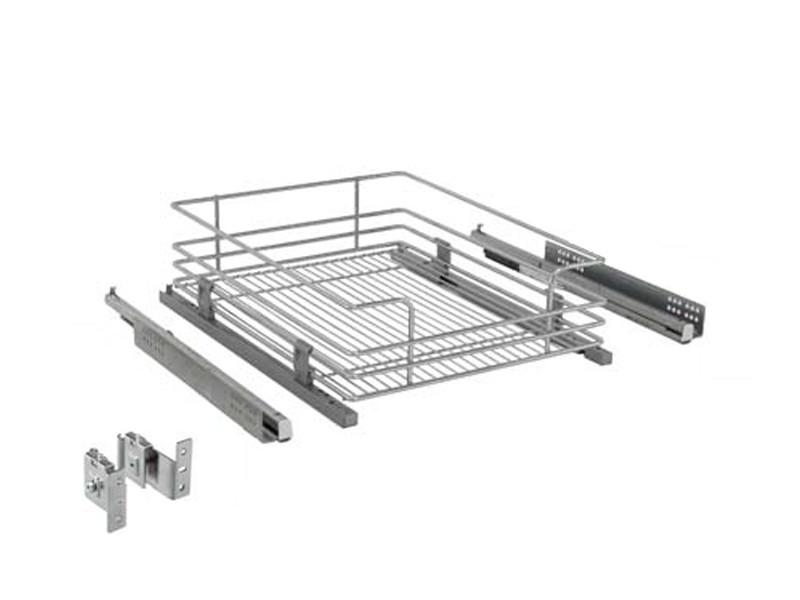 Ящик выдвижной сетчатый Vibo H 145 мм на направляющих частичного выдвижения с доводчиком для модуля 450 мм (18423) - фото 3