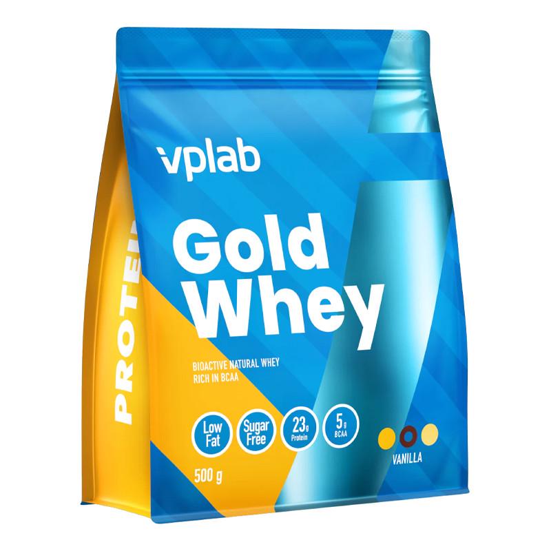 Сывороточный концентрат VPLab Gold Whey Ваниль 500 г (20600-01)