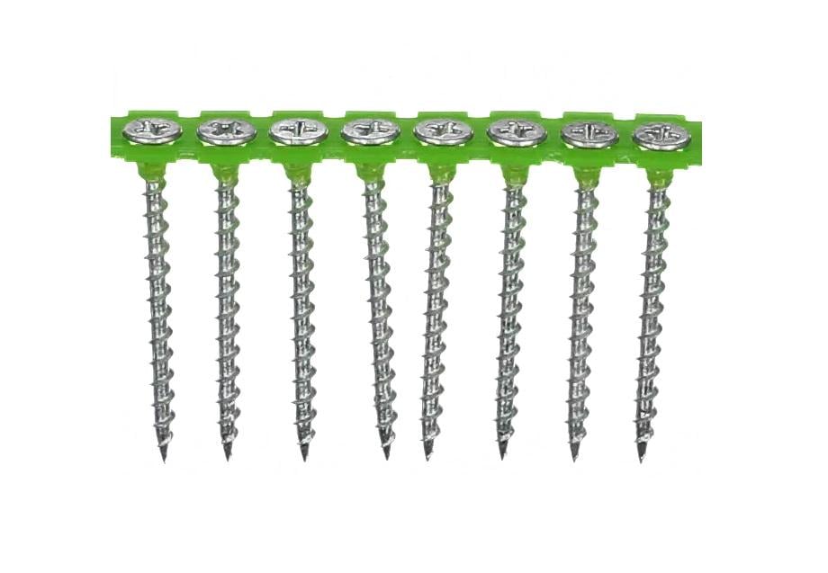 Шуруп на стрічці для гіпсокартону до дерева 3,9х55 оцинк PH2 (1000) - фото 2 Шуруп на стрічці для гіпсокартону до дерева 3,9х55 оцинк PH2 (1000) - фото 2