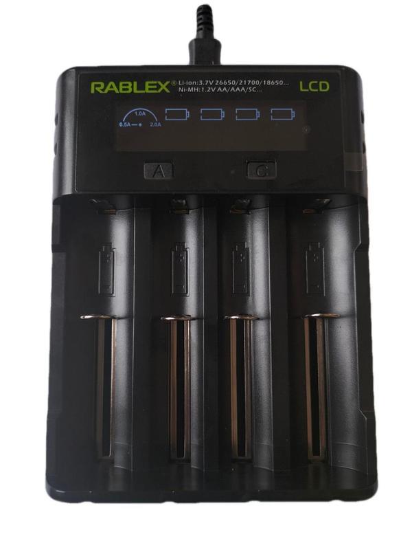 Зарядний пристрій для акумуляторів Rablex RB-405 з LCD дисплеєм Hi-Cd Ni-MH (3014881) - фото 2