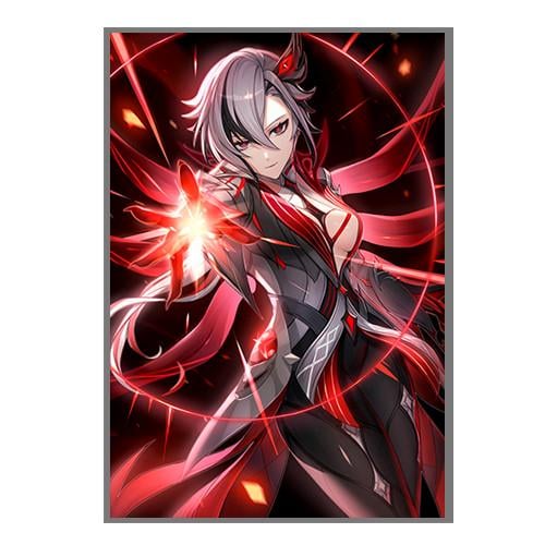 Постер плакат Арлекино Геншин импакт Genshin Impact 42х29 см А3 (poster_0790)