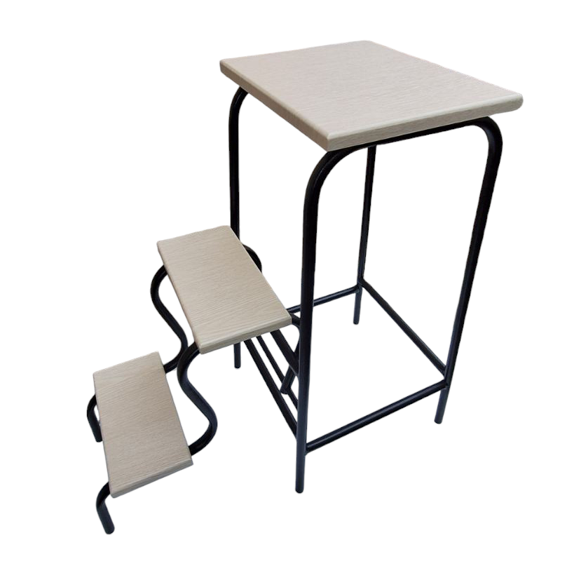 Лестница-стульчик раскладная на три ступени Бежевый (20715870) - фото 1 Лестница-стульчик раскладная на три ступени Бежевый (20715870) - фото 1