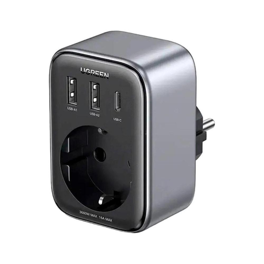 Зарядное устройство UGREEN GaN 30W USB Fast Charger 2 usb/1 type-c (25397355)