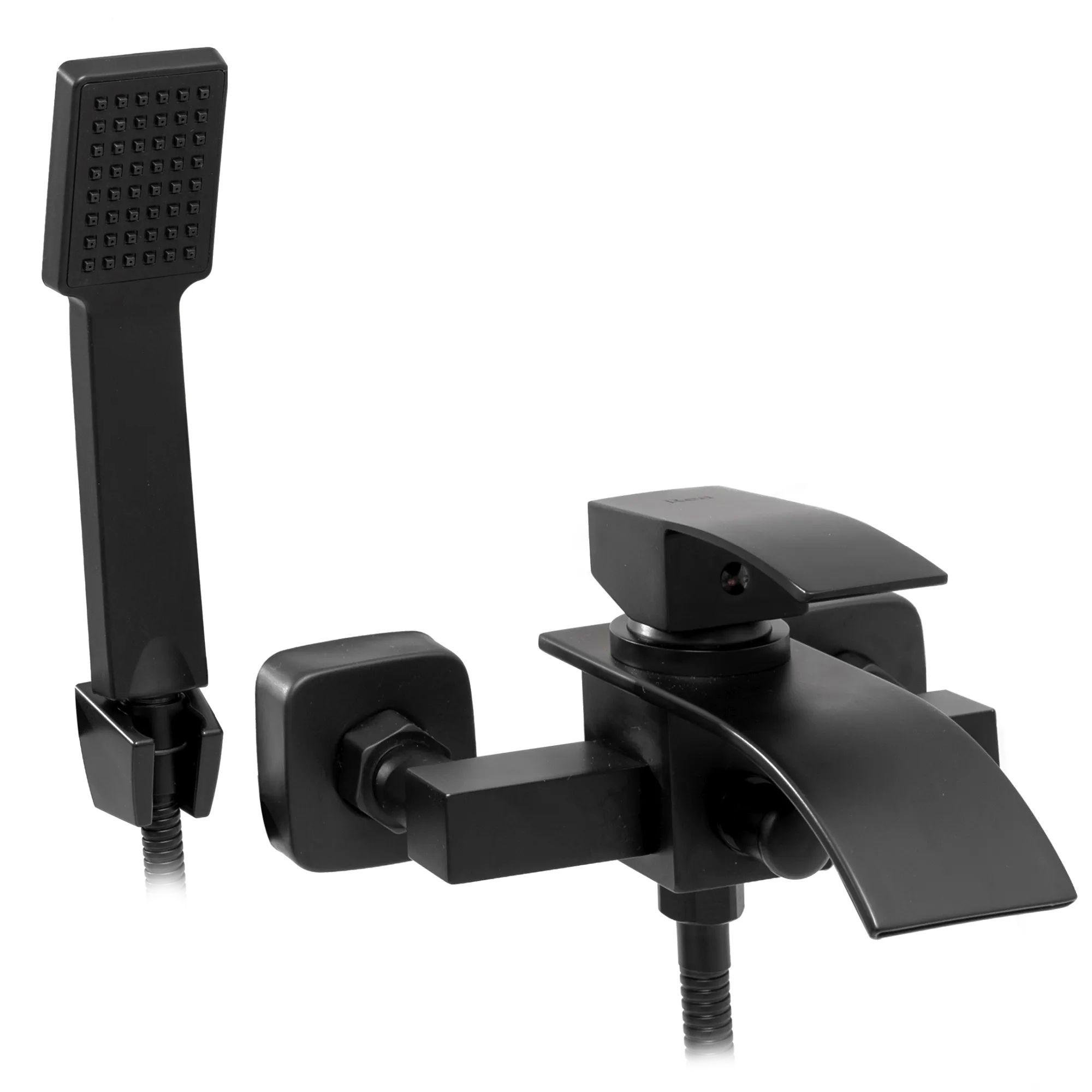 Смеситель Rea Falcon Black для ванны Черный