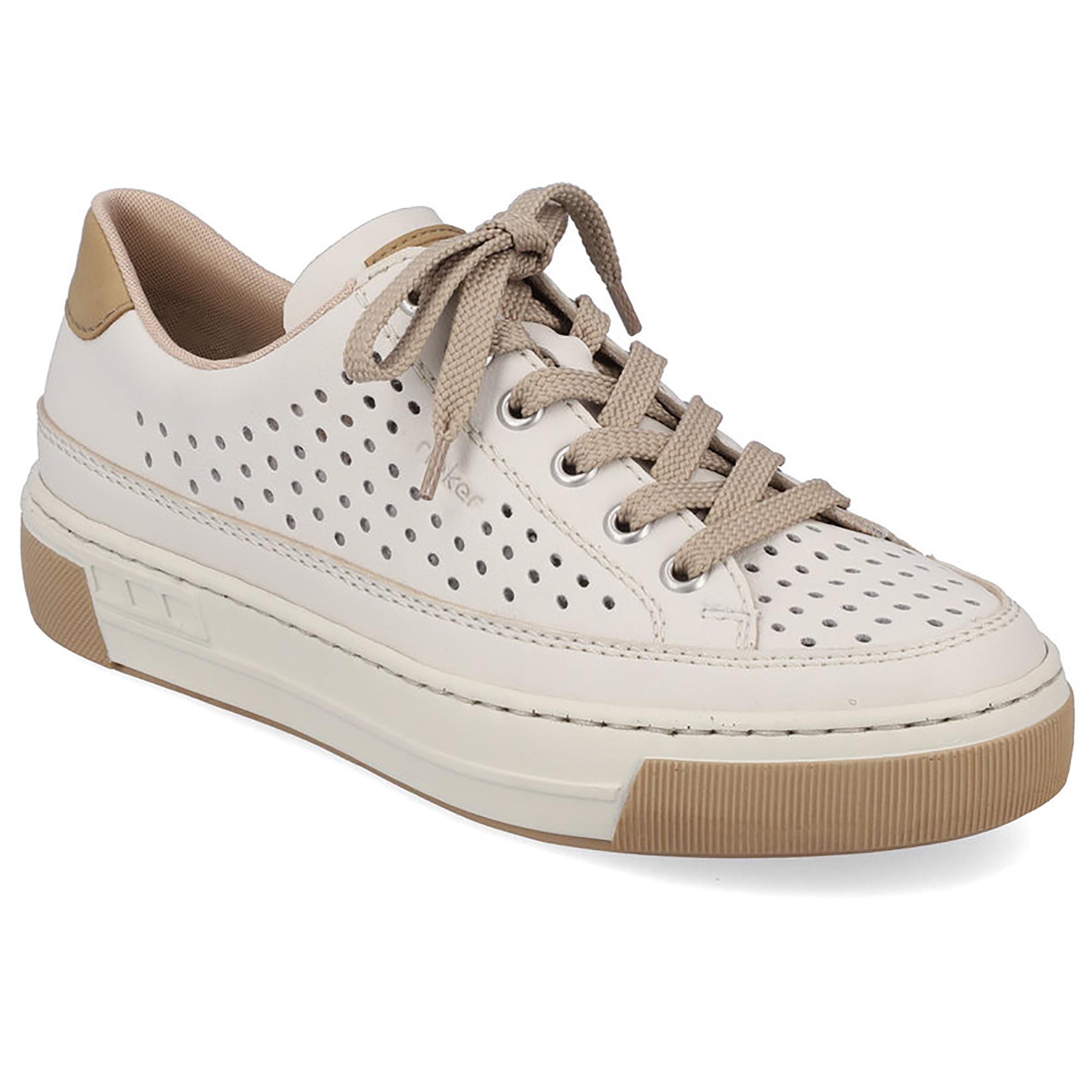 Кеди весняні жіночі Rieker р. 39 Бежевий (089332-39)