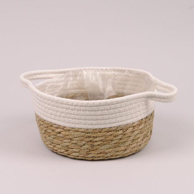 Кашпо Flora из морской травы d 23 см (39792) Кашпо Flora из морской травы d 23 см (39792)