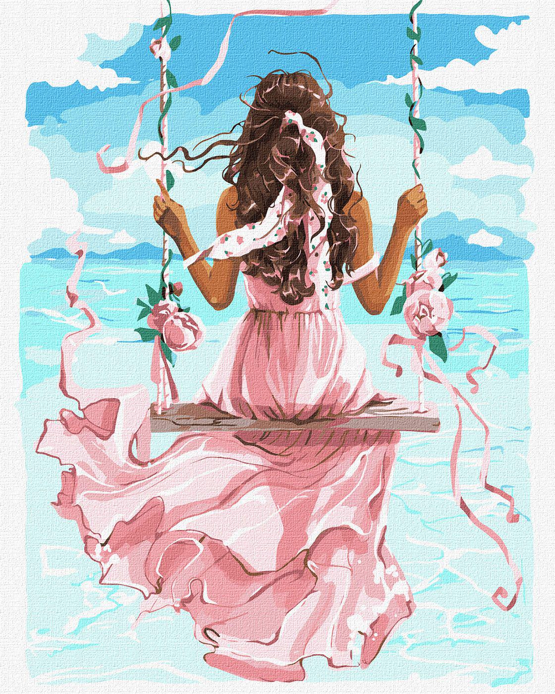 Картина по номерам Идейка Свидание с морем 40x50 см (KH4835)