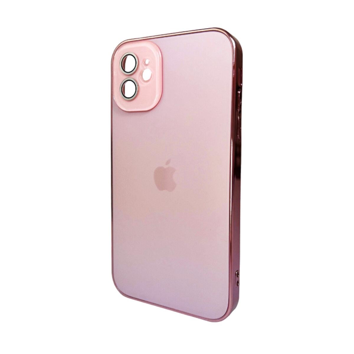 Противоударный чехол для Apple iPhone 12 Sapphire Frame MagSafe Pink