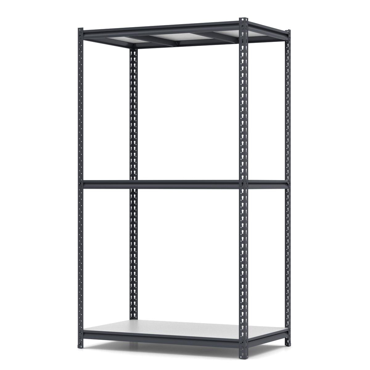 Стеллаж PIN Strong металлический покрашенный 3 полки из ламинированного ДСП 2240х1150х600 мм