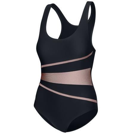 Купальник закритий для жінок Aqua Speed Swimsuit STELLA LADY р. 40 Чорний/Золотистий (299-07 40)
