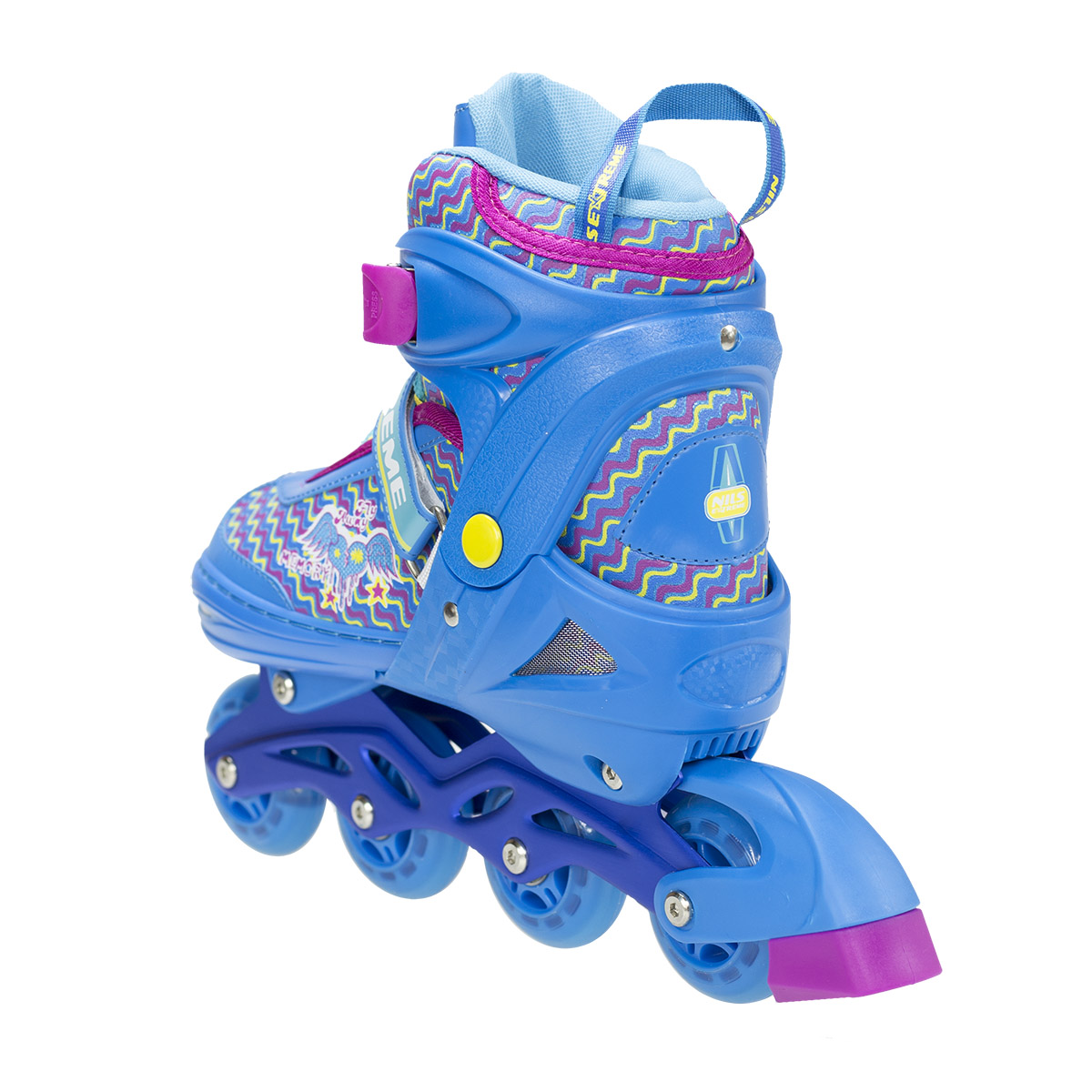 Роликовые коньки Nils Extreme NJ4613A р. 38-41 Blue - фото 12