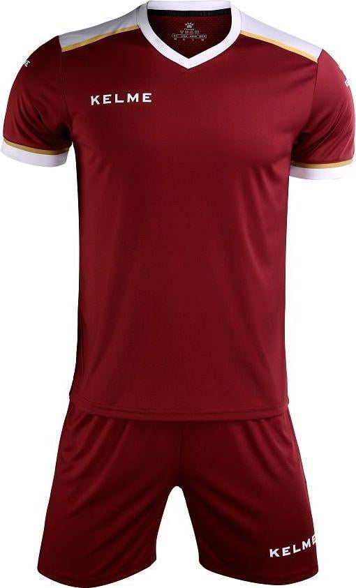 Комплект футбольной формы Kelme Segovia 3871001.603 14 лет XS Бордовый