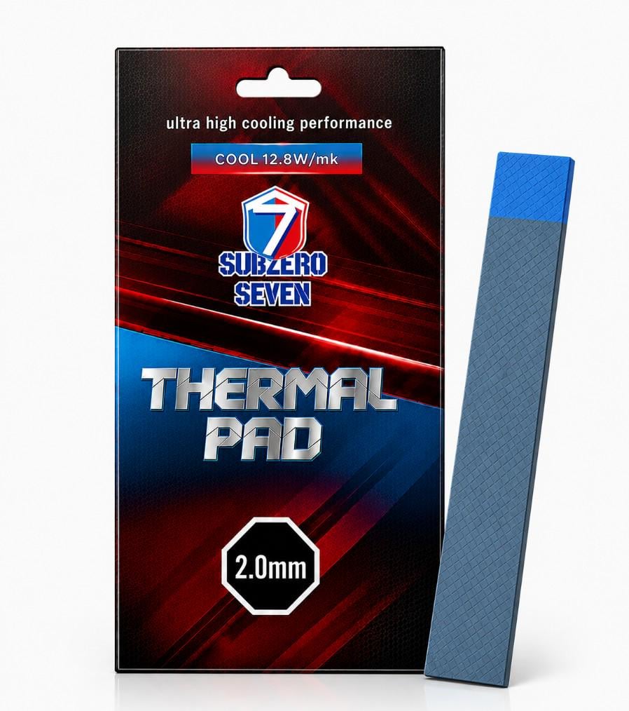 Термопрокладка SubZero Seven Cool 12,8W/m·K 120x20x2 мм (3139227898)