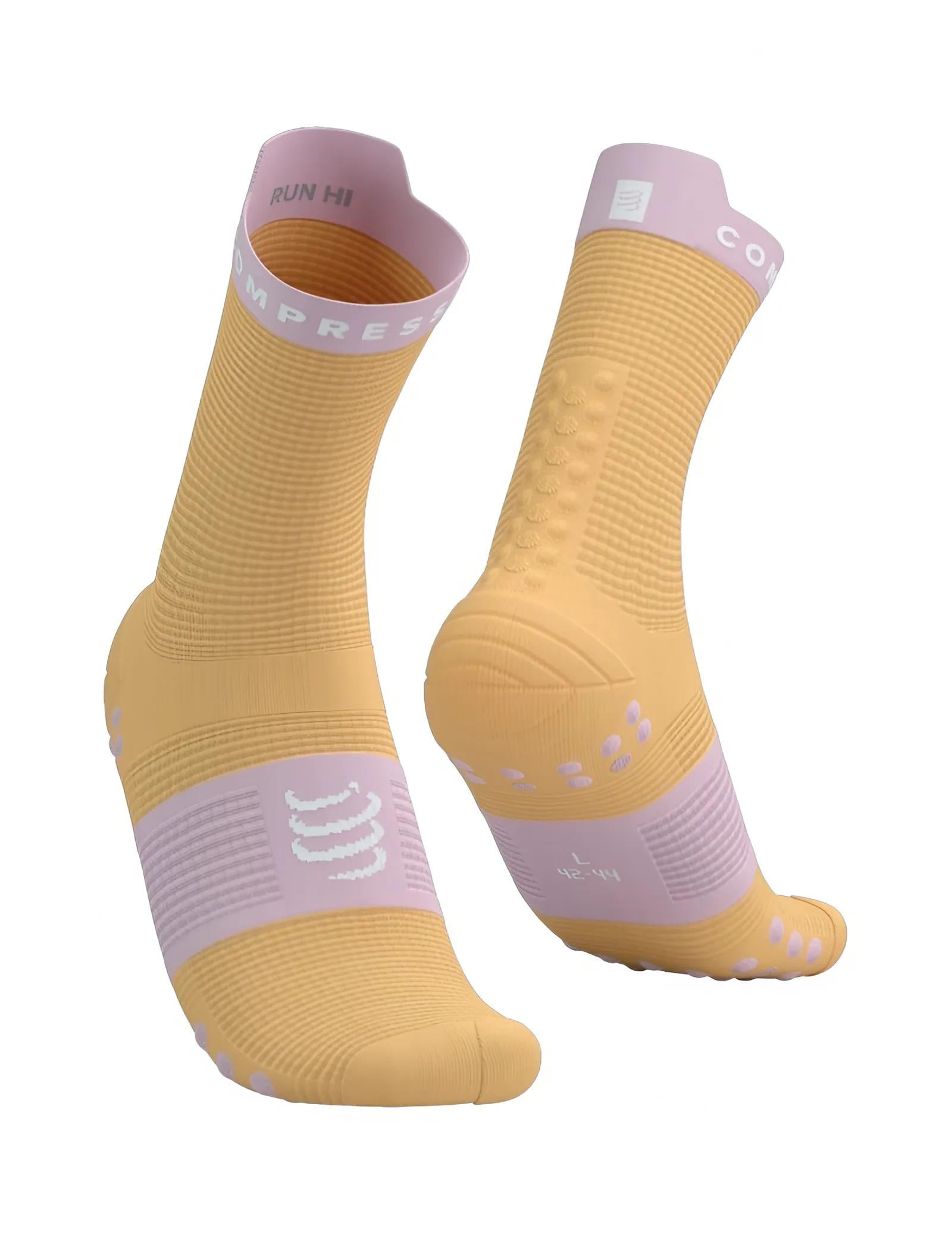 Носки компрессионные Compressport XU00046B4033T2 Pro Racing Socks v4.0 Run High р. T2 Buff Orange/Roseate (26712422)