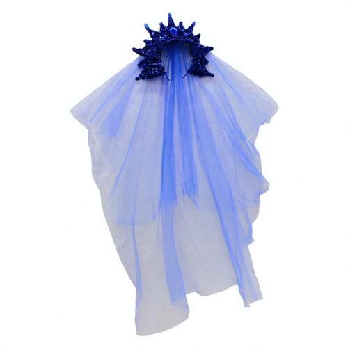 Корона Царица с фатой SETA Decor 16-906D-BL