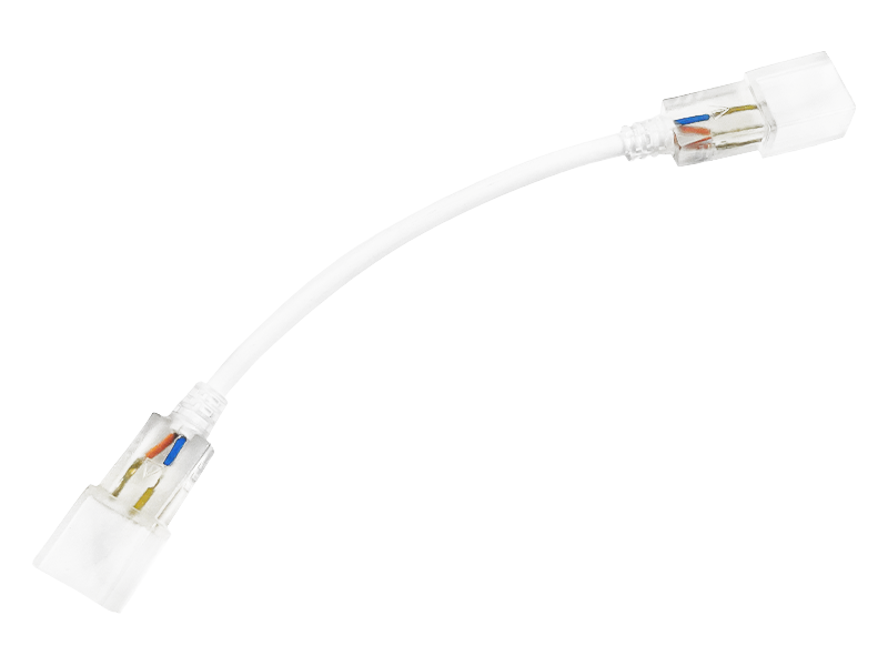 Коннектор для светодиодного неона 8х16 мм и провод 2pin 220V (22282350)