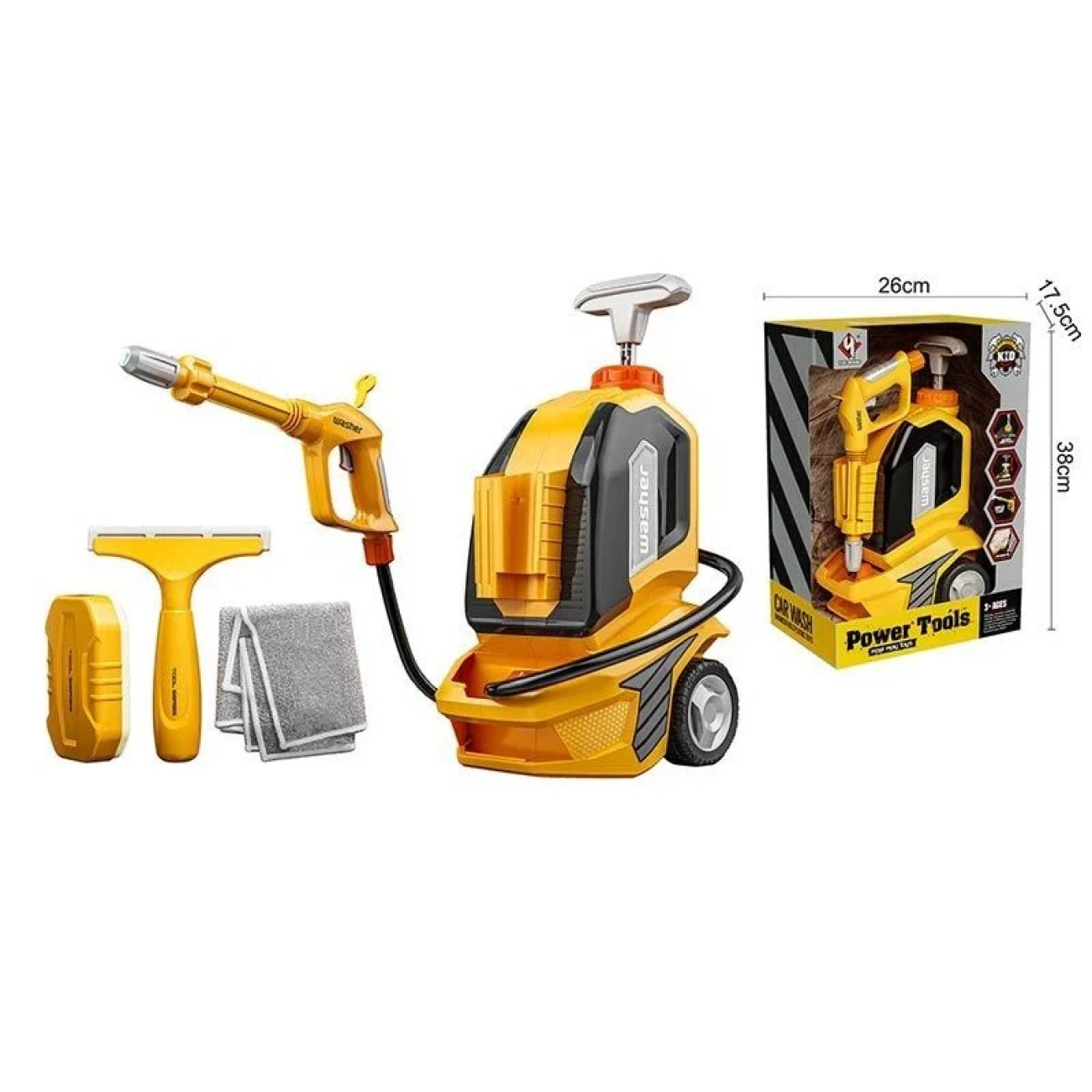 Дитячий ігровий комплект для миття посуду T 017 механічний насос/скребок/губка і серветка - фото 7 Дитячий ігровий комплект для миття посуду T 017 механічний насос/скребок/губка і серветка - фото 7