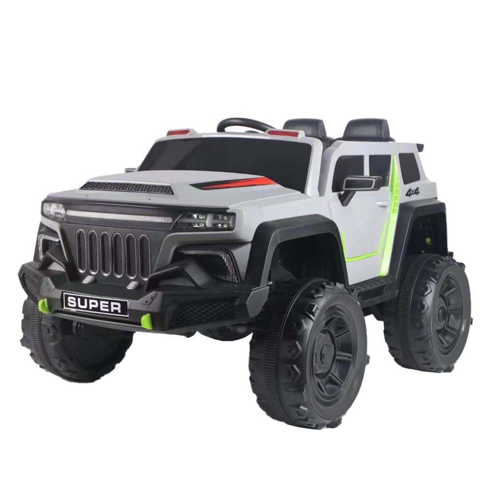 Детский электромобиль Bambi до 30 кг с пультом двухместный Серый (DE-169-E-289)