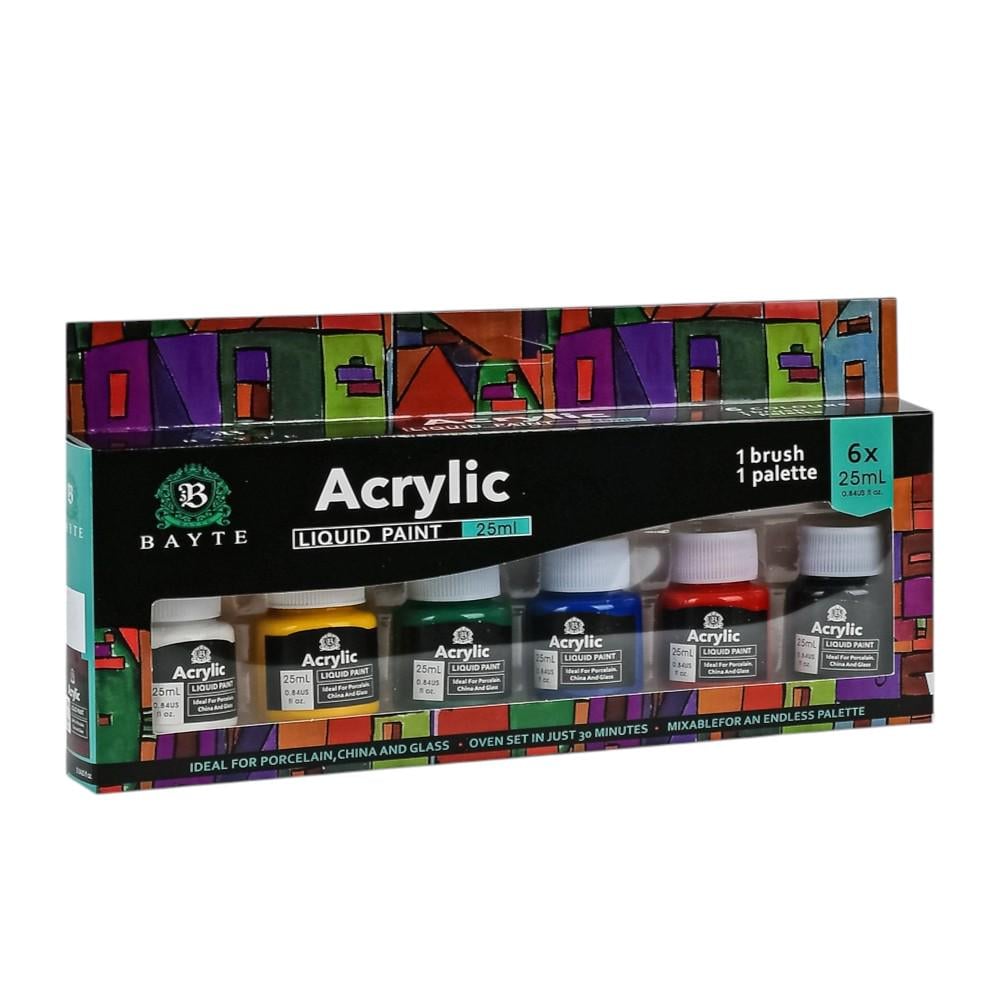 Набор акриловых красок BAYTE WW01938ST Разноцветный (27316708)