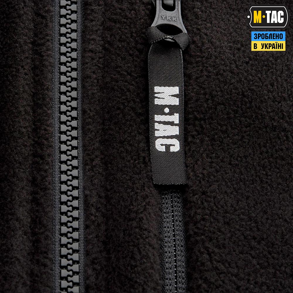 Куртка-кофта флісова M-Tac Alpha Microfleece GenII M Чорний (5919) - фото 6