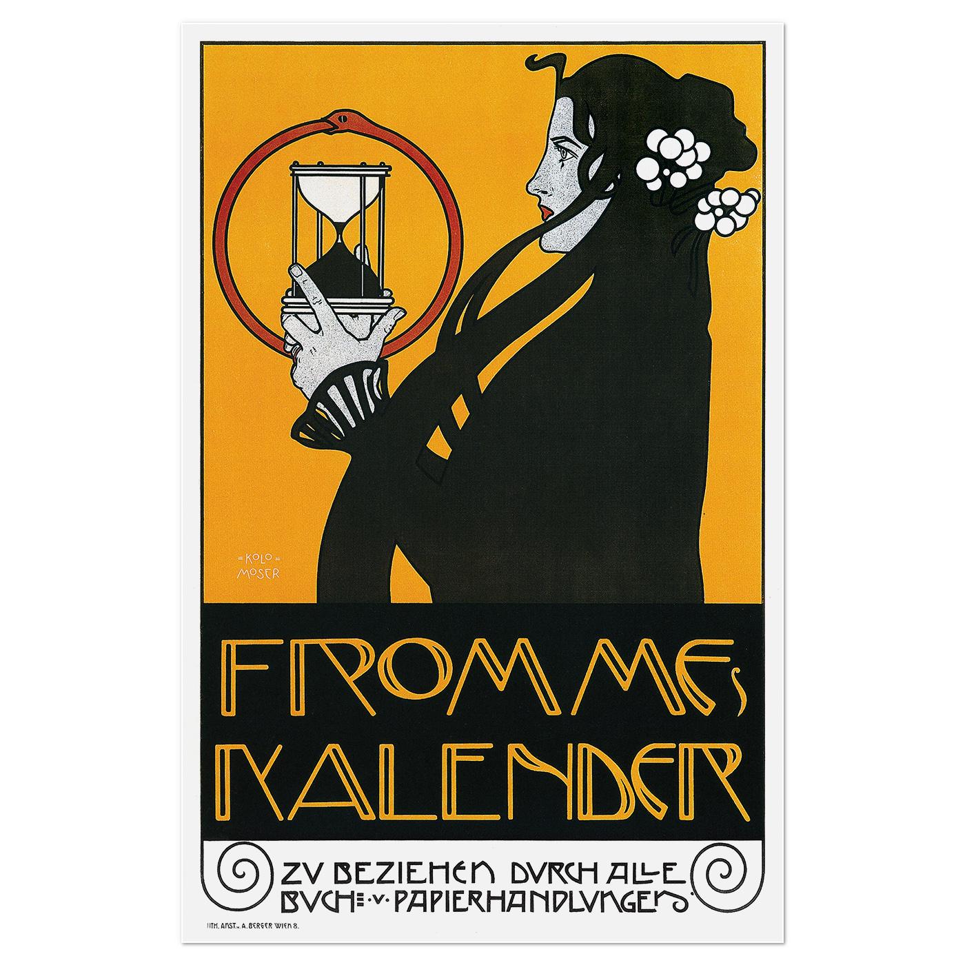 Постер ретро Fromme's Kalender 1899 57x87 см (0238) Постер ретро Fromme's Kalender 1899 57x87 см (0238)
