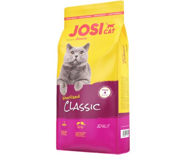 Корм сухой для домашних и стерилизованных котов JOSICAT Sterilised Classic с домашней птицей 650 г