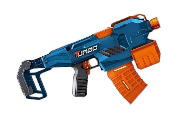 Бластер с магазином и с 12 мягкими патронами (153401) Бластер с магазином и с 12 мягкими патронами (153401)