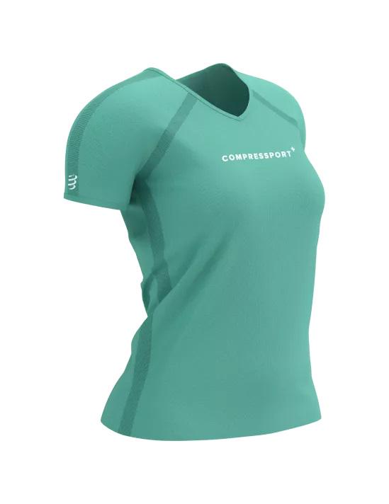 Футболка Compressport Training SS Logo Tshirt W XS Shell Blue (e9904e07)
