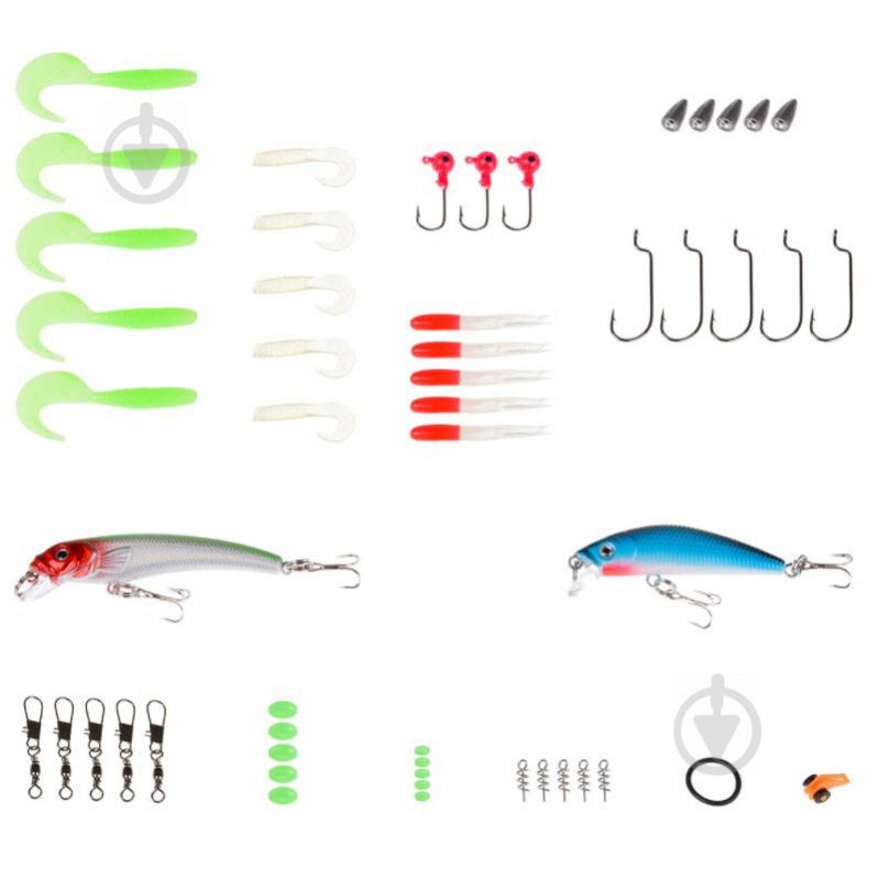 Набор рыболовных приманок LEO 27740-52A 52 предмета