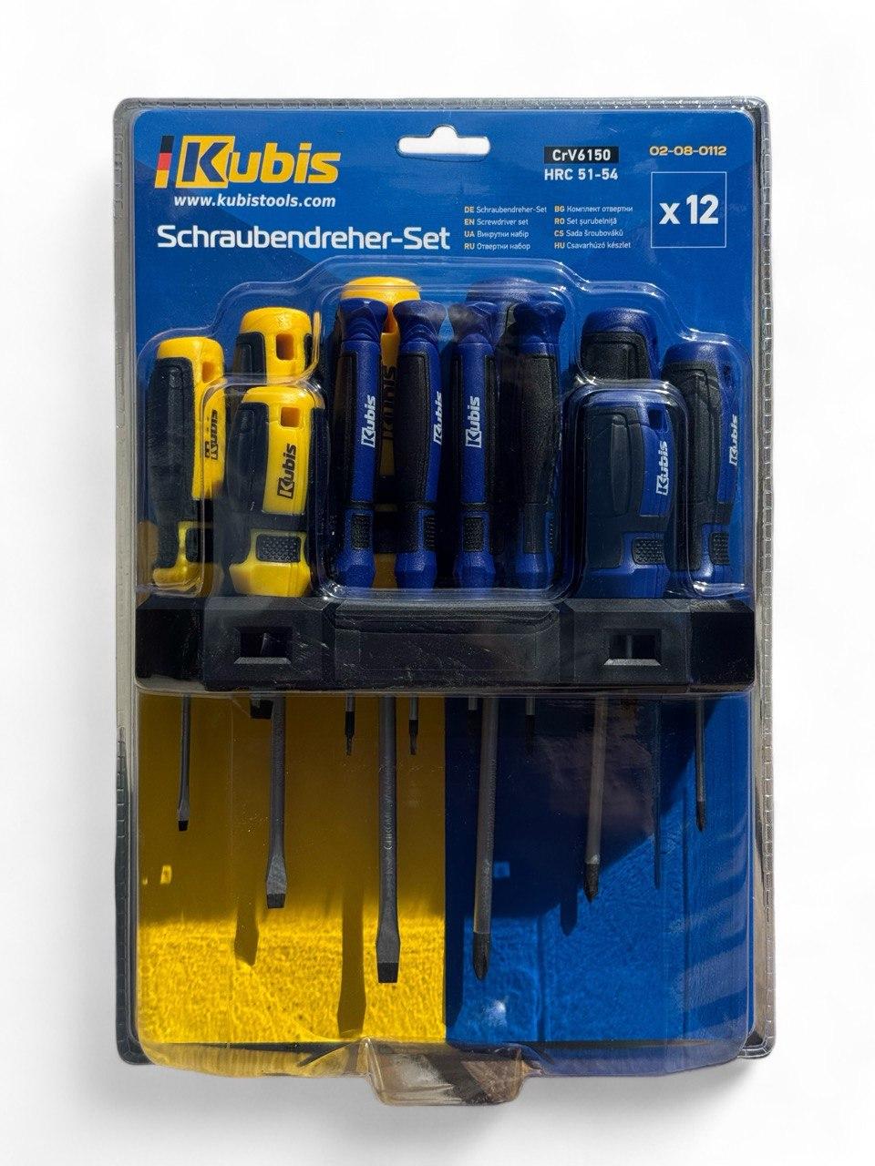 Набор отверток Kubis 12шт. (02-08-0112) Набор отверток Kubis 12шт. (02-08-0112)