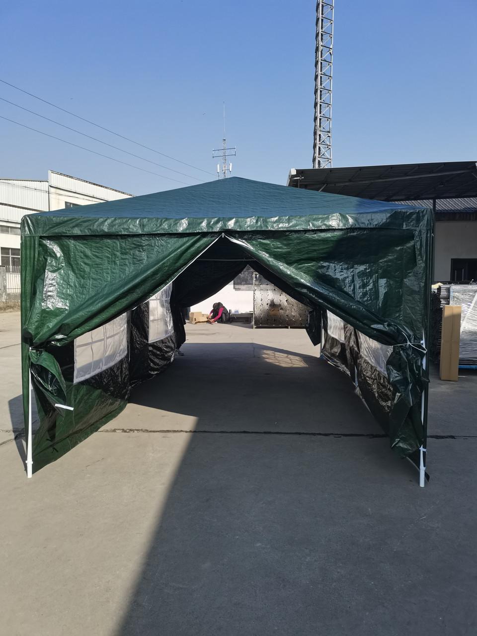 Павильон садовый AVKO Garden с 6 стенками 3х6 м Зеленый (25876876) - фото 7 Павильон садовый AVKO Garden с 6 стенками 3х6 м Зеленый (25876876) - фото 7