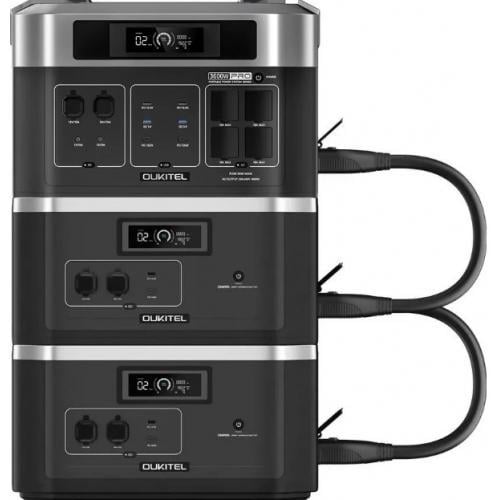 Портативная зарядная станция Oukitel BP2000E PRO 2048Wh 3600W и 2 дополнительные батареи 2000W 2048Wh (108619) - фото 2 Портативная зарядная станция Oukitel BP2000E PRO 2048Wh 3600W и 2 дополнительные батареи 2000W 2048Wh (108619) - фото 2