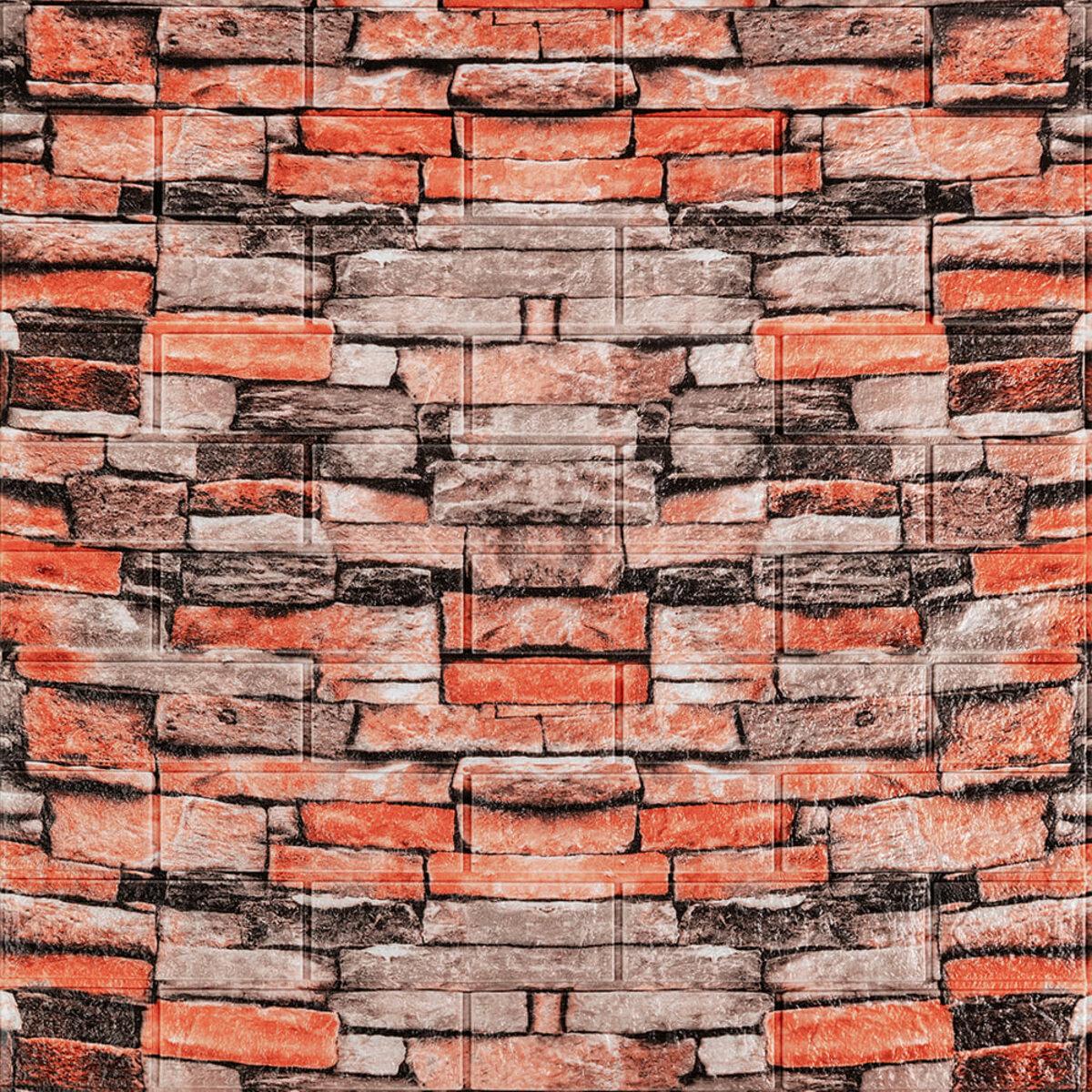 3D-панель декоративная самоклеющаяся под кирпич Екатеринославский песчаник 700x770x3 мм 045-3 (SW-00000692)