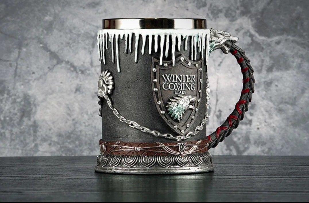 Кружка 3D Игра Престолов Winter is Coming Stark (12769357) - фото 3