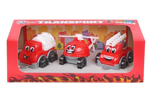 Набор пожарных машинок 3 шт. (132182)