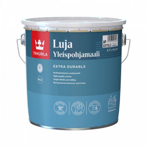 Грунтовка TIKKURILA Luja Primer акрилатна для внутрішніх робіт база А забезпечує відмінну адгезію 9 л Білий (1819369853)