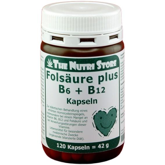 Фолиевая кислота The Nutri Store Folic Acid + В12 + В6 120 Caps (ФР-00000020)