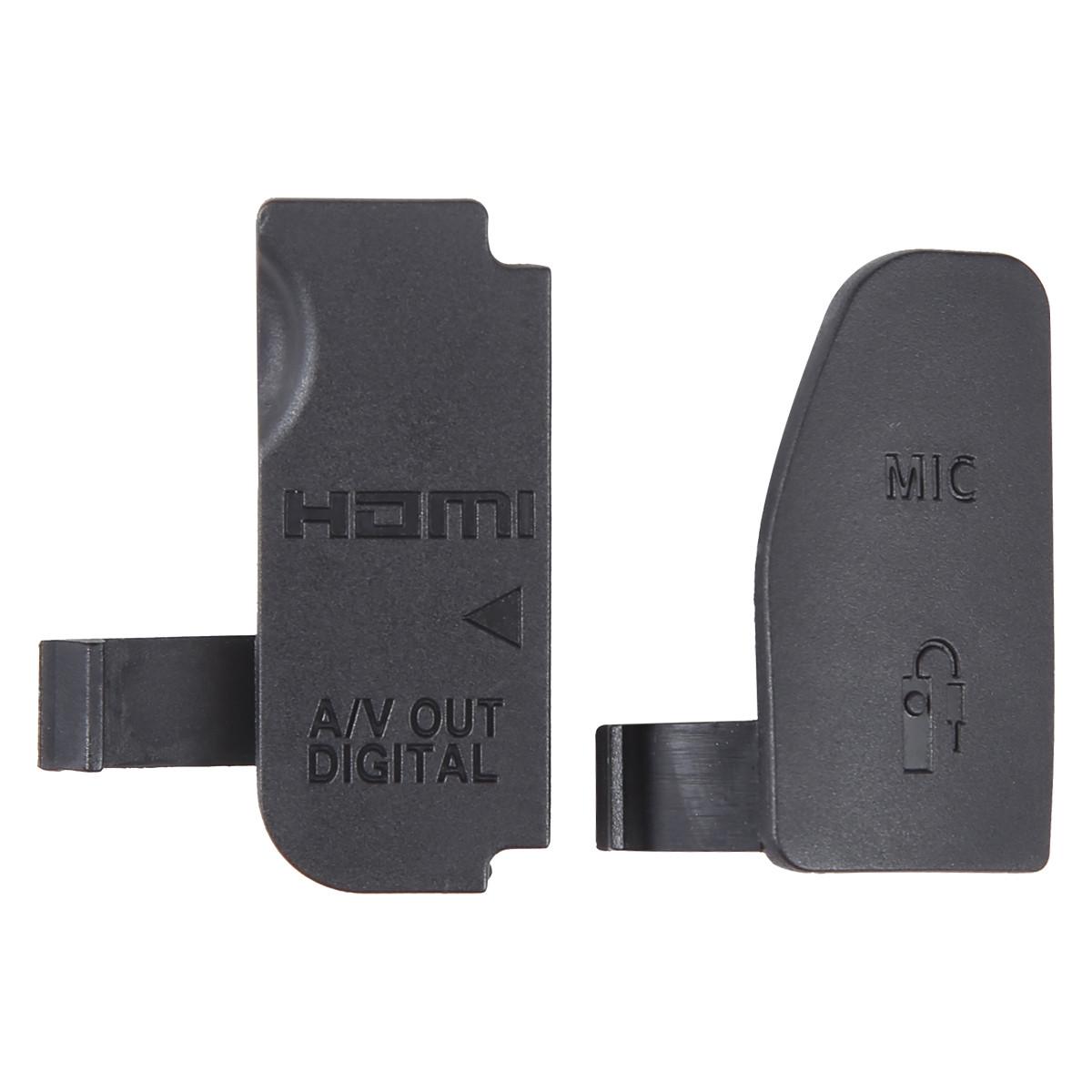 Заглушка резинка USB разъем ДУ и Video OUT для фотоаппарата Canon 70D 2 шт.