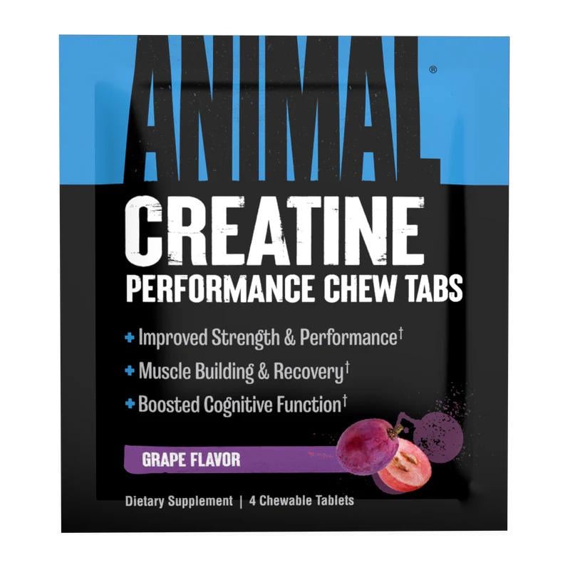 Креатин Universal Nutrition Animal Creatine Chews 4 chewables Grape