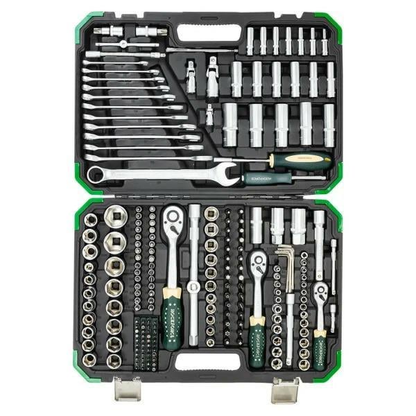 Набор инструментов Rock Force RF-38841+6 1/4"/3/8"/1/2" 222 пр. в кейсе (RF-38841+6)