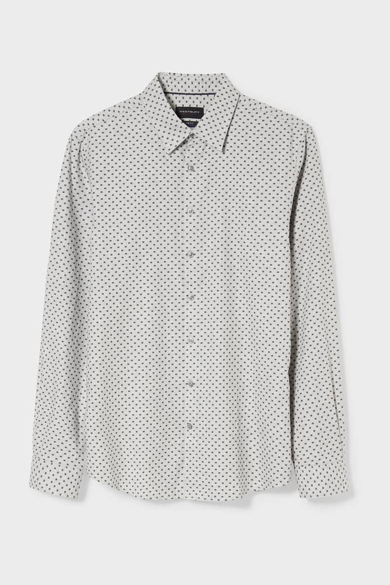 Рубашка C&A точка L Серый (2112350)