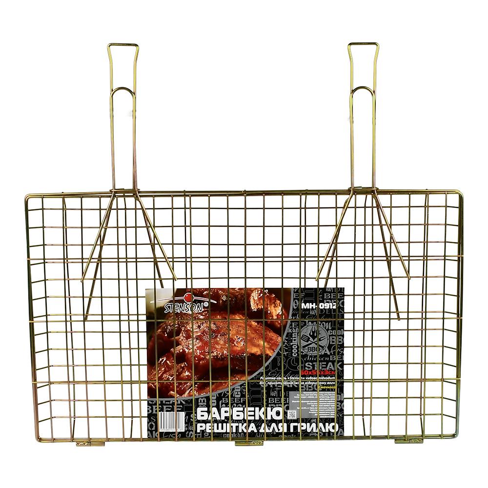 Решiтка-гриль подвійна ручка Профі 55х60х35 см (MH-0912) - фото 4