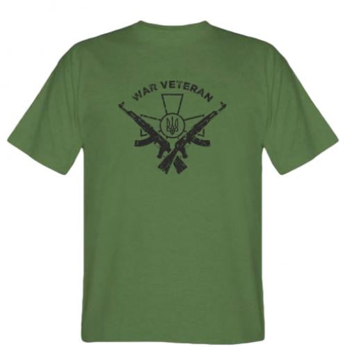 Футболка мужская Veteran machine gun 2XL Оливковый (5593351-29-120729-XXL) - фото 1