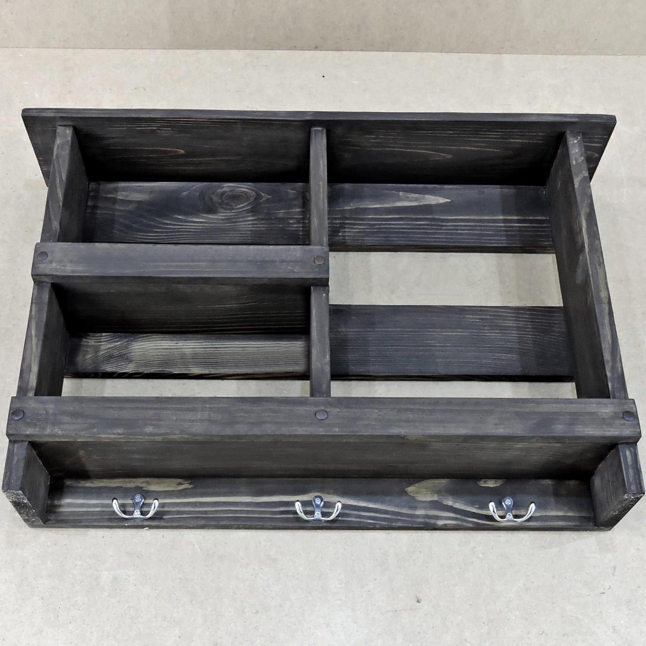 Полка для ванной из дерева Лейпциг Мокко (ВНП/000710)