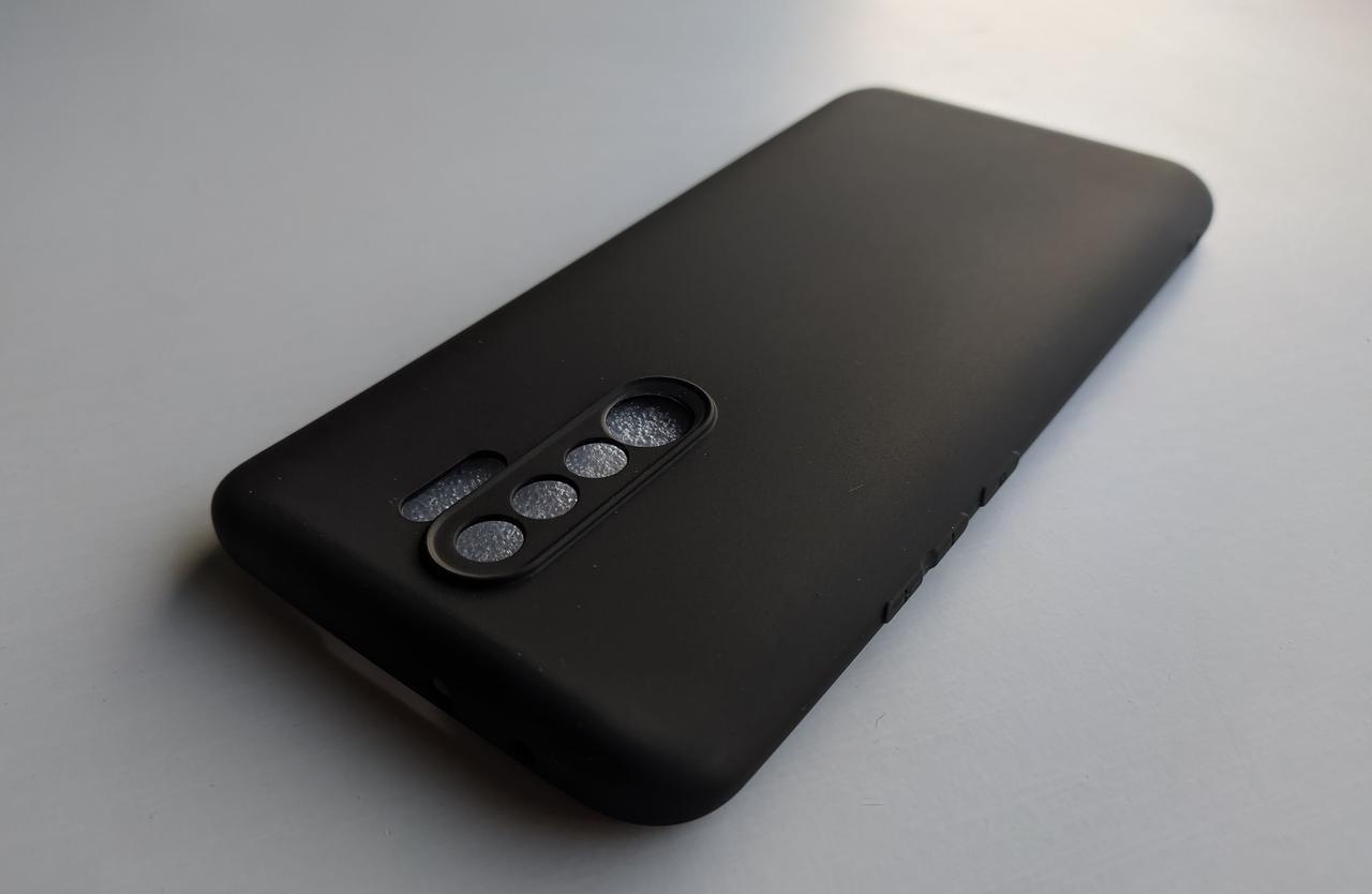 Силіконовий чохол Xiaomi Redmi 9 матовий Чорний - фото 4