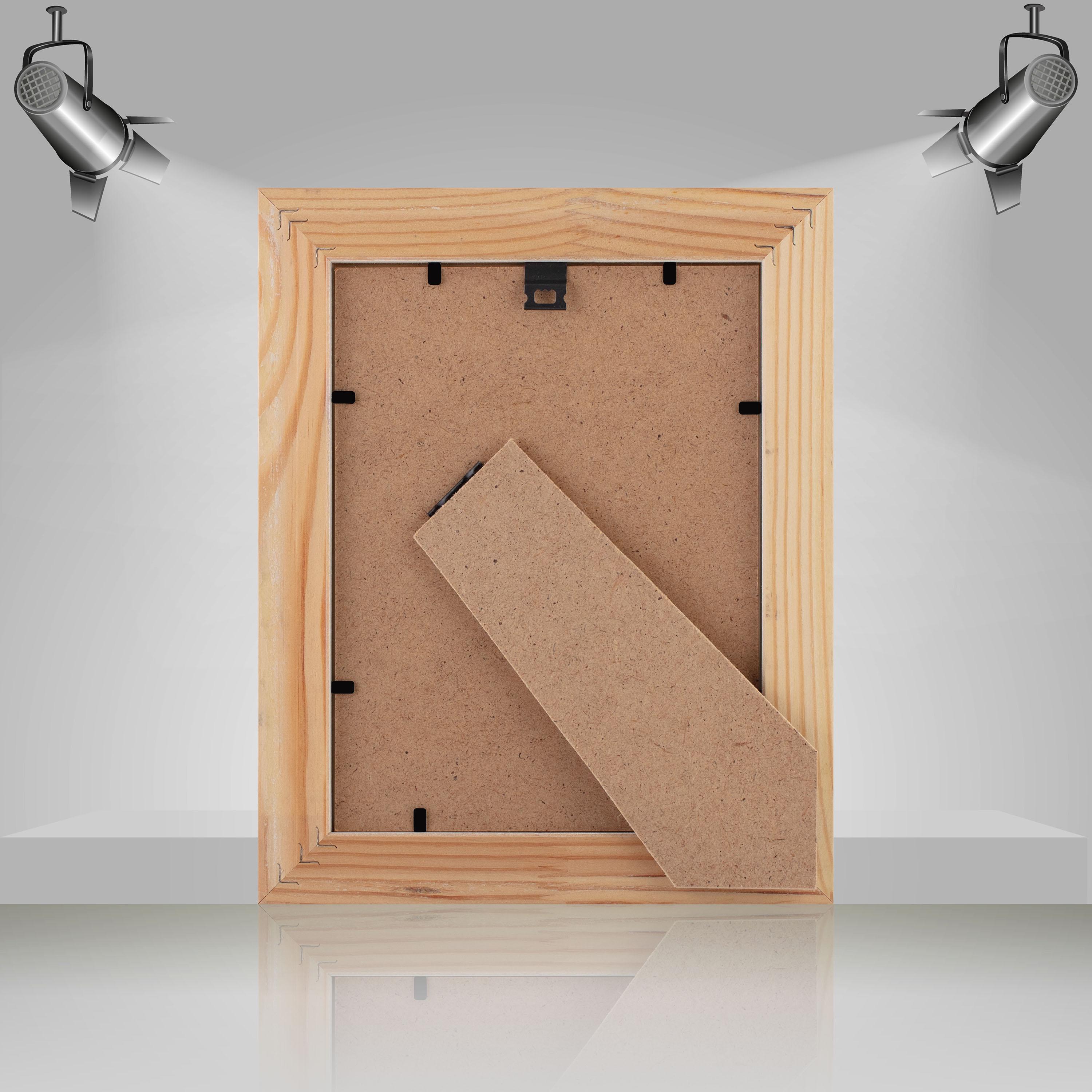 Фоторамка деревянная EmojiFrame 15х20 см AH3322-02 антибликовое стекло 2 мм с ножкой Фиолетовый - фото 4 Фоторамка деревянная EmojiFrame 15х20 см AH3322-02 антибликовое стекло 2 мм с ножкой Фиолетовый - фото 4